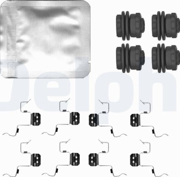 Delphi LX0808 - Комплектующие для колодок дискового тормоза abcparts.ee