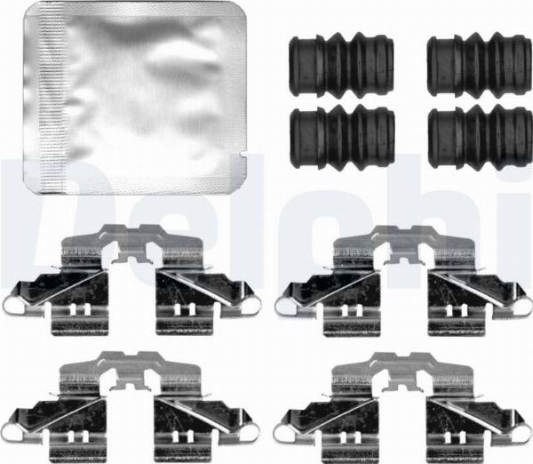 Delphi LX0814 - Комплектующие для колодок дискового тормоза abcparts.ee