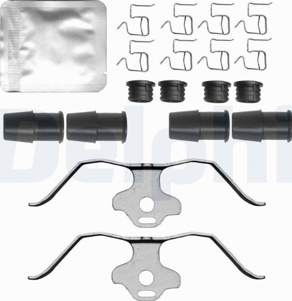 Delphi LX0830 - Комплектующие для колодок дискового тормоза abcparts.ee