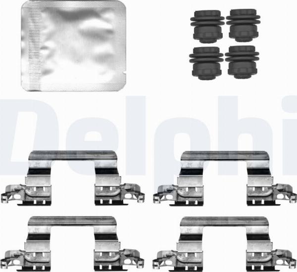 Delphi LX0832 - Комплектующие для колодок дискового тормоза abcparts.ee