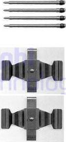 Delphi LX0398 - Комплектующие для колодок дискового тормоза abcparts.ee