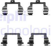 Delphi LX0374 - Комплектующие для колодок дискового тормоза abcparts.ee
