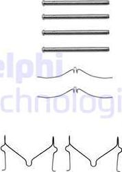 Delphi LX0211 - Комплектующие для колодок дискового тормоза abcparts.ee