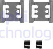 Delphi LX0218 - Комплектующие для колодок дискового тормоза abcparts.ee