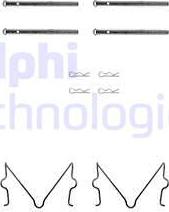 Delphi LX0275 - Комплектующие для колодок дискового тормоза abcparts.ee