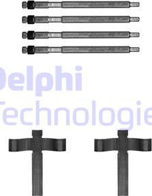 Delphi LX0707 - Комплектующие для колодок дискового тормоза abcparts.ee