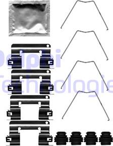 Delphi LX0713 - Комплектующие для колодок дискового тормоза abcparts.ee