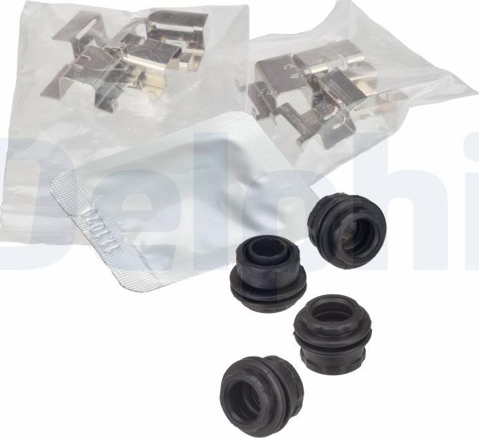 Delphi LX0730 - Комплектующие для колодок дискового тормоза abcparts.ee