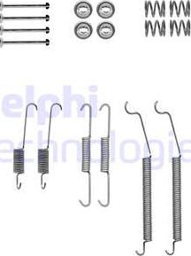 Delphi LY1419 - Комплектующие, барабанный тормозной механизм abcparts.ee