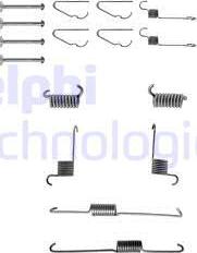 Delphi LY1058 - Комплектующие, барабанный тормозной механизм abcparts.ee