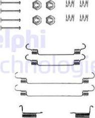 Delphi LY1212 - Комплектующие, барабанный тормозной механизм abcparts.ee