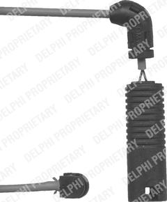 Delphi LZ0163 - Сигнализатор, износ тормозных колодок abcparts.ee