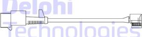 Delphi LZ0293 - Сигнализатор, износ тормозных колодок abcparts.ee