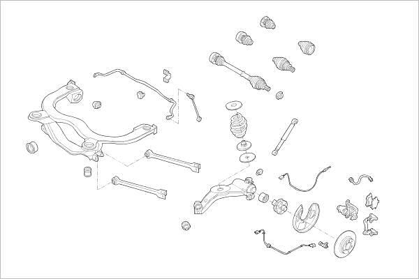 Delphi OE-GEEL-000015900-R - Подвеска колеса abcparts.ee