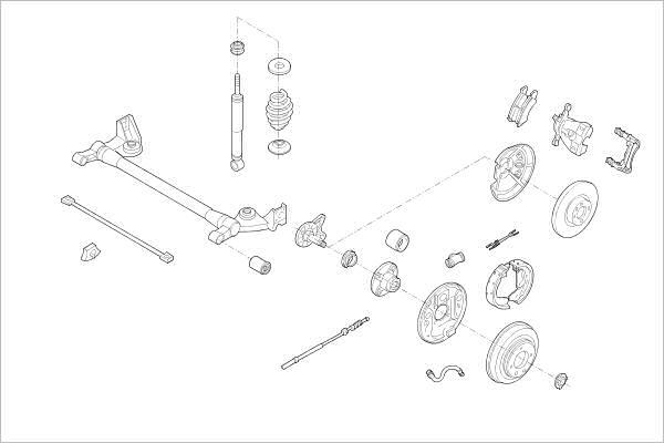 Delphi OE-OPEL-000015295-R - Подвеска колеса abcparts.ee