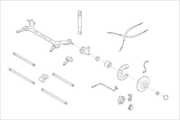 Delphi OE-RENA-000004806-R - Подвеска колеса abcparts.ee