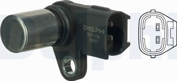 Delphi SS11154-17B1 - Датчик положения Распредвала abcparts.ee