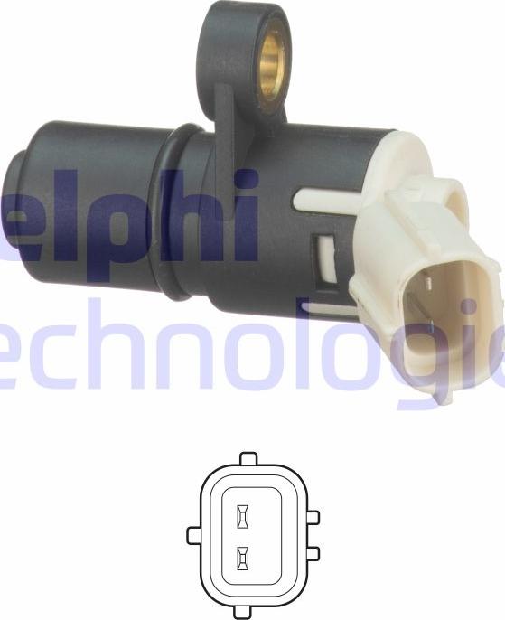 Delphi SS11267 - Датчик положения Коленвала, RPM abcparts.ee
