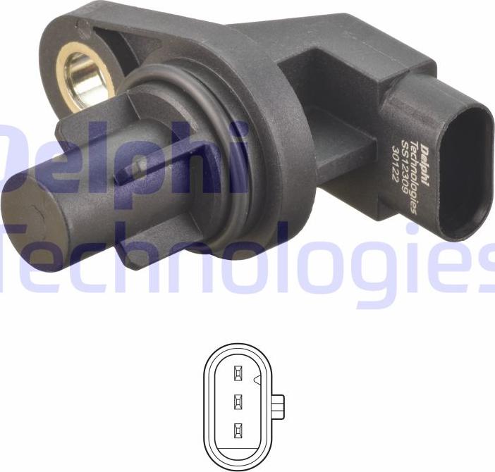 Delphi SS12309-12B1 - Датчик положения Распредвала abcparts.ee