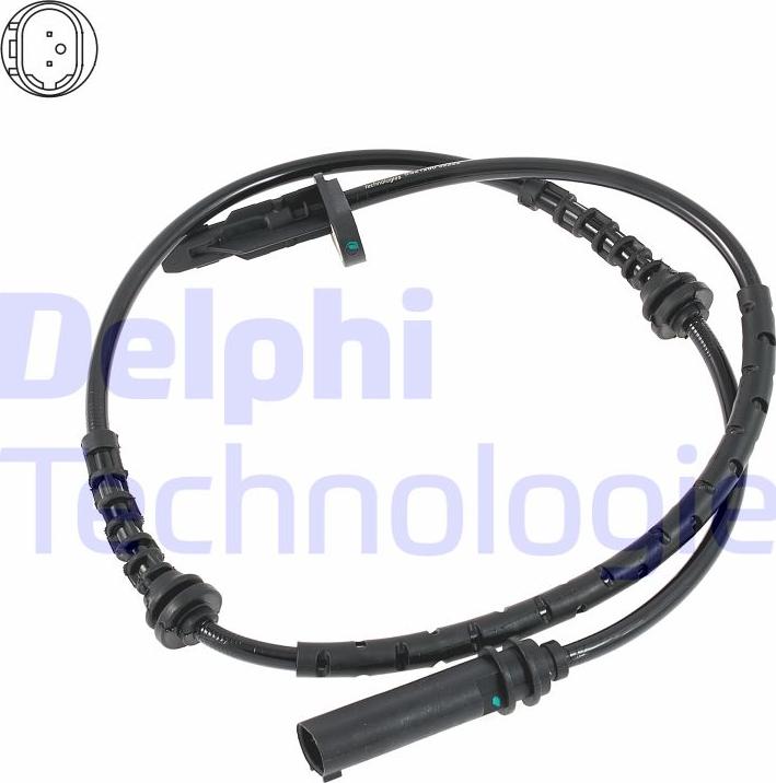 Delphi SS21280-12B1 - ABS датчик, частота вращения колеса abcparts.ee