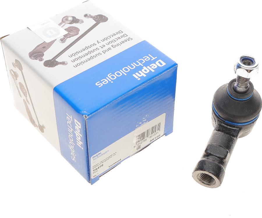 Delphi TA470 - Наконечник рулевой тяги, шарнир abcparts.ee