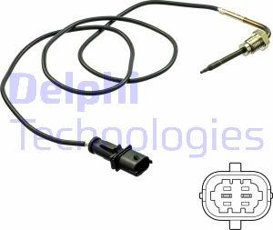 Delphi TS30193 - Датчик, температура выхлопных газов abcparts.ee