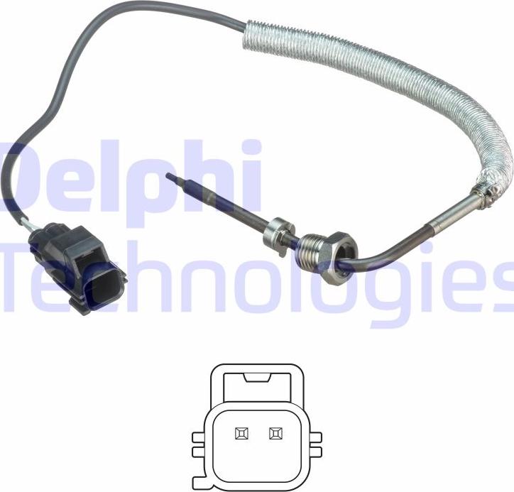 Delphi TS30108 - Датчик, температура выхлопных газов abcparts.ee