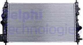 Delphi TSP0524046 - Радиатор, охлаждение двигателя abcparts.ee