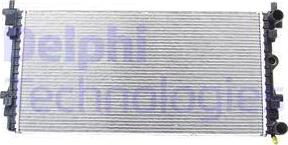 Delphi TSP0524078 - Радиатор, охлаждение двигателя abcparts.ee