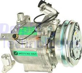 Delphi TSP0155216 - Компрессор кондиционера abcparts.ee