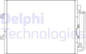 Delphi TSP0225592 - Конденсатор кондиционера abcparts.ee
