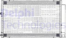 Delphi TSP0225660 - Конденсатор кондиционера abcparts.ee
