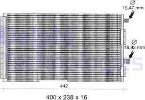 Delphi TSP0225260 - Конденсатор кондиционера abcparts.ee
