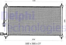 Delphi TSP0225281 - Конденсатор кондиционера abcparts.ee