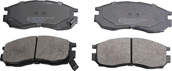Denckermann B110489 - Тормозные колодки, дисковые, комплект abcparts.ee