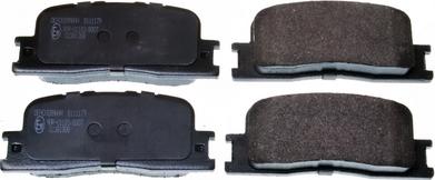 Denckermann B111179 - Тормозные колодки, дисковые, комплект abcparts.ee