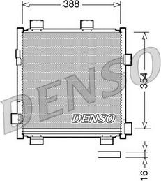Denso DCN50040 - Конденсатор кондиционера abcparts.ee