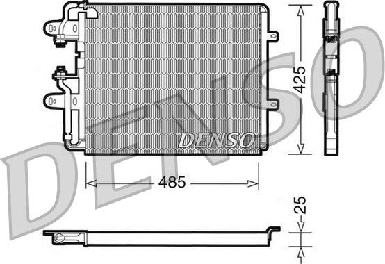 Denso DCN09030 - Конденсатор кондиционера abcparts.ee