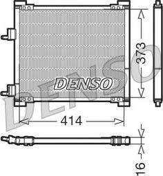 Denso DCN10015 - Конденсатор кондиционера abcparts.ee