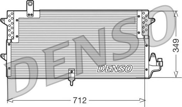 Denso DCN32006 - Конденсатор кондиционера abcparts.ee