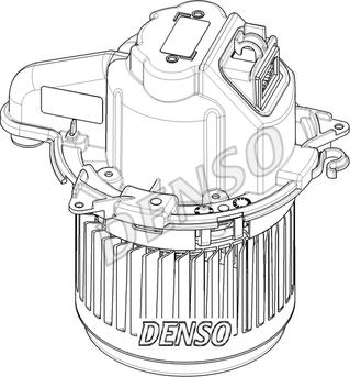 Denso DEA23023 - Вентилятор салона abcparts.ee