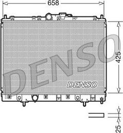 Denso DRM45006 - Радиатор, охлаждение двигателя abcparts.ee
