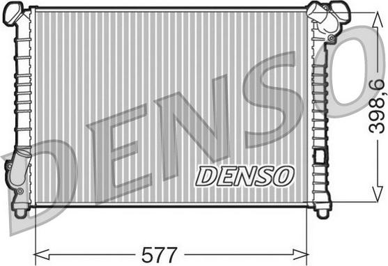 Denso DRM05102 - Радиатор, охлаждение двигателя abcparts.ee