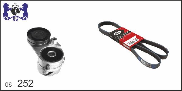 DEXWAL MOBIDEX 06-252 - Поликлиновый ременный комплект abcparts.ee