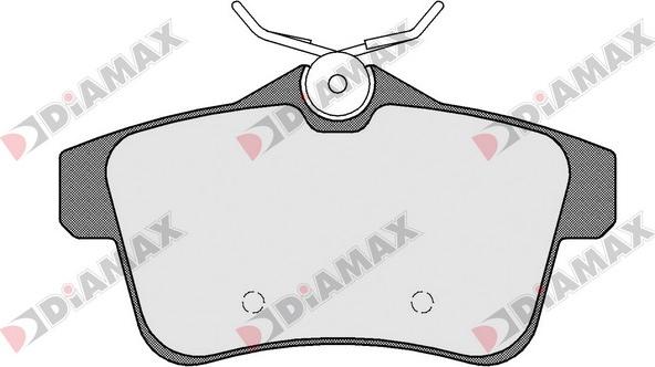 Diamax N09493 - Тормозные колодки, дисковые, комплект abcparts.ee