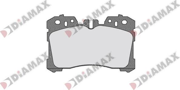 Diamax N09756 - Тормозные колодки, дисковые, комплект abcparts.ee