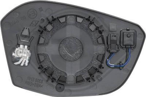 Diederichs 4237229 - Зеркальное стекло, наружное зеркало abcparts.ee