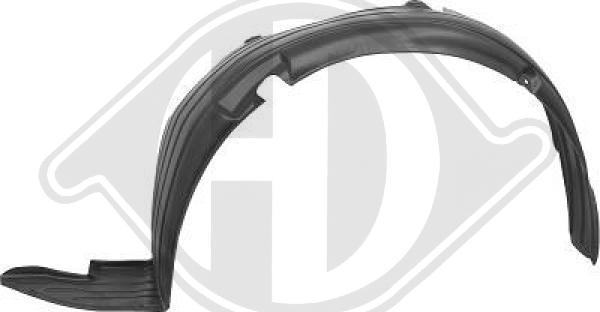 Diederichs 6836009 - Обшивка колесной ниши abcparts.ee