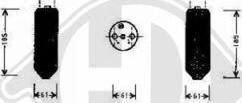 Diederichs 8580522 - Осушитель, кондиционер abcparts.ee