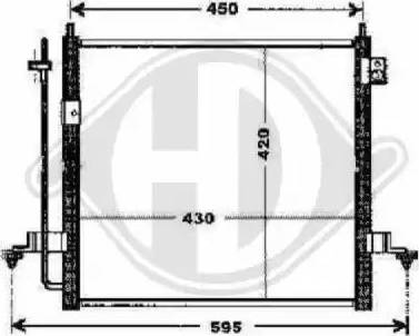 Diederichs 8588109 - Конденсатор кондиционера abcparts.ee